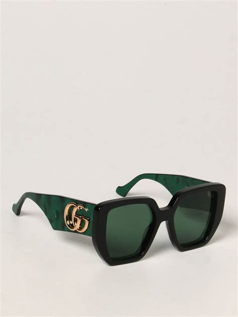 neon green gucci glasses|gucci green and black sunglasses.